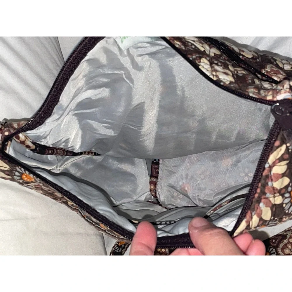 Vera Bradley Retired Canyon Quilted Crossbody Bag Floral Hobo Shoulder Purse